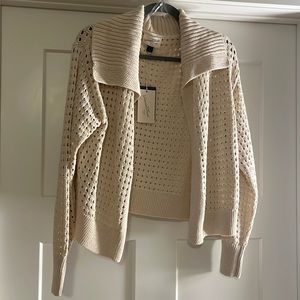 NWT Universal Thread Cream Collared Cardigan